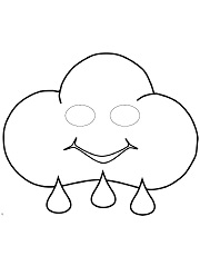 çocuklar için hazır kağıttan Karışık Çocuk Maskeleri şablonu